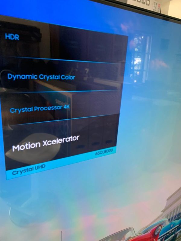 Tv Samsung Crystal Smart4K UHD 65pouces CU8000